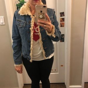 Lucky 🍀 Brand Jean jacket lined with soft cotton